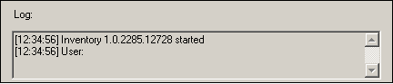 Inventory Log Window